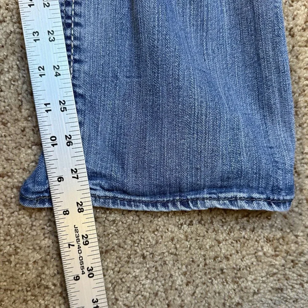 BKE Mens Jeans Tyler Straight Leg Blue Short 32S Tarasenko 2 wash